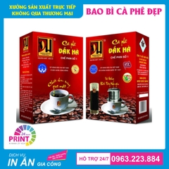 Tạo dấu ấn thương hiệu với dịch vụ in bao bì giấy đựng cà phê chuyên nghiệp