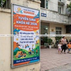 In Banner, Băng Rôn Tuyển Sinh - Cho Trường Học, Trung Tâm, Mùa Tuyển Sinh