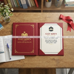 In Bìa Đựng Bằng Khen Giá Rẻ Thiết Kế Mẫu Sang Trọng