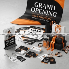 Gói In Trọn Bộ Khai Trương - Tờ Rơi + Standee + Name Card + Banner