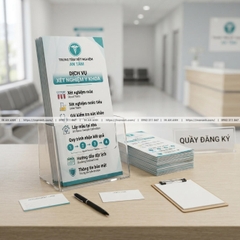 In Brochure Bệnh Viện, Y Tế - Giới Thiệu Dịch Vụ Khám Chữa Chuyên Nghiệp