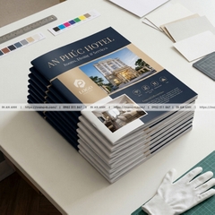 In Brochure Khách Sạn, Hotel - Mẫu Sang Trọng Giới Thiệu Phòng & Dịch Vụ