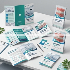 In Brochure Nha Khoa - Giới Thiệu Dịch Vụ Răng Hàm Mặt Chuyên Nghiệp