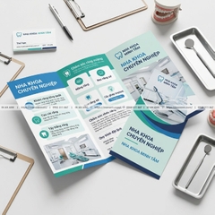 In Brochure Nha Khoa - Giới Thiệu Dịch Vụ Răng Hàm Mặt Chuyên Nghiệp