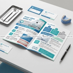 In Brochure Nha Khoa - Giới Thiệu Dịch Vụ Răng Hàm Mặt Chuyên Nghiệp