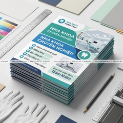 In Brochure Nha Khoa - Giới Thiệu Dịch Vụ Răng Hàm Mặt Chuyên Nghiệp