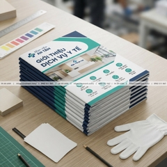 In Brochure Bệnh Viện, Y Tế - Giới Thiệu Dịch Vụ Khám Chữa Chuyên Nghiệp