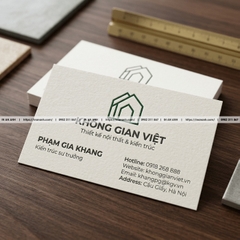 In Card Visit Giấy Mỹ Thuật Cao Cấp - Chất Giấy Sang, Định Vị Đẳng Cấp