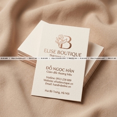In Card Visit Giấy Mỹ Thuật Cao Cấp - Chất Giấy Sang, Định Vị Đẳng Cấp