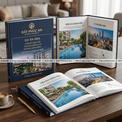 In Catalogue Bìa Cứng Cao Cấp - Gáy Vuông, Đóng Keo, Sang Trọng