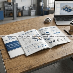 In Catalogue Cơ Khí, Công Nghiệp - Rõ Ràng, Bền, Đầy Đủ Thông Số Kỹ Thuật