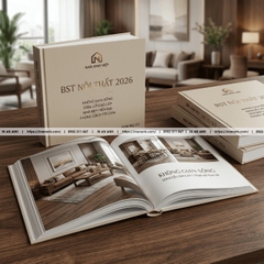 In Catalogue Bìa Cứng Cao Cấp - Gáy Vuông, Đóng Keo, Sang Trọng