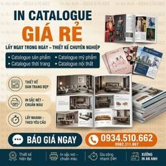 Dịch Vụ In Catalogue Giá Rẻ Lấy Ngay Trong Ngày Chuyên Nghiệp