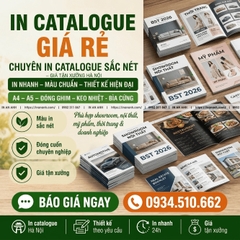 In Catalogue Giá Rẻ - Chuyên In Catalogue Sắc Nét, Giá Tận Xưởng Hà Nội