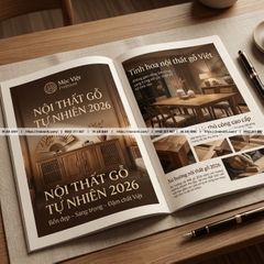 In Catalogue Nội Thất - Thiết Kế Sang Trọng, In Sắc Nét, Giá Xưởng