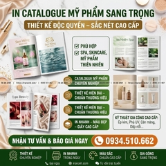In Catalogue Thời Trang, Mỹ Phẩm - Phong Cách Lookbook, In Cao Cấp