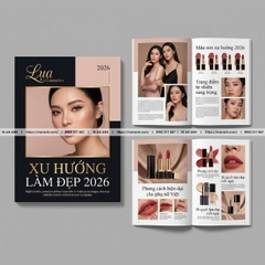 In Catalogue Thời Trang, Mỹ Phẩm - Phong Cách Lookbook, In Cao Cấp