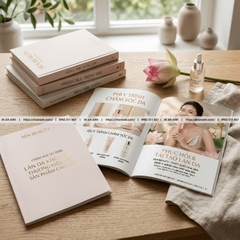 In Catalogue Spa, Trang Sức, Làm Đẹp - Sang Trọng, Ép Kim Cao Cấp