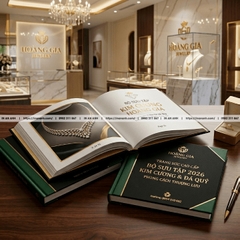 In Catalogue Spa, Trang Sức, Làm Đẹp - Sang Trọng, Ép Kim Cao Cấp