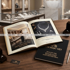 In Catalogue Spa, Trang Sức, Làm Đẹp - Sang Trọng, Ép Kim Cao Cấp