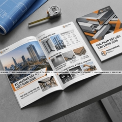 In Catalogue Kiến Trúc, Xây Dựng, Dự Án - Chuyên Nghiệp, Đầy Đủ Thông Số