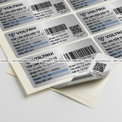 Xưởng In Tem Xi Bạc Metalized Phản Quang
