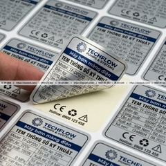Xưởng In Tem Xi Bạc Metalized Phản Quang
