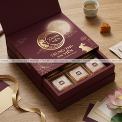 Hộp Bánh Trung Thu Cao Cấp - Ép Kim Sang Trọng, Quà Tặng Đẳng Cấp