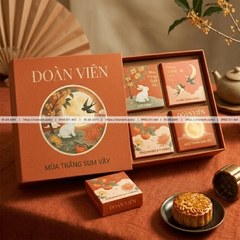 Hộp Bánh Trung Thu Cao Cấp - Ép Kim Sang Trọng, Quà Tặng Đẳng Cấp