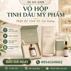 Vỏ Hộp Tinh Dầu Mỹ Phẩm - Thiết Kế Tinh Tế, Giá Xưởng