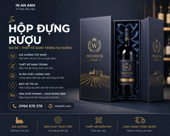 Làm Vỏ Hộp Rượu vang Cao Cấp - Bảo Vệ Quà Giá Trị, Giá Xưởng