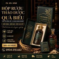 Hộp Rượu thảo dược Quà Biếu - Thiết Kế Đẳng Cấp, In Logo Doanh Nghiệp