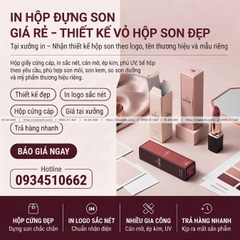 In Hộp Đựng Son Giá Rẻ Thiết Kế Vỏ Hộp Son Môi Đẹp Tại Xưởng