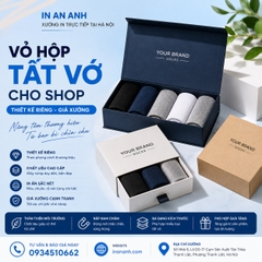 Vỏ Hộp Tất Vớ Cho Shop - Thiết Kế Riêng, Giá Xưởng