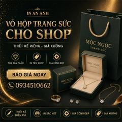 Vỏ Hộp Trang sức Cho Shop - Thiết Kế Riêng, Giá Xưởng