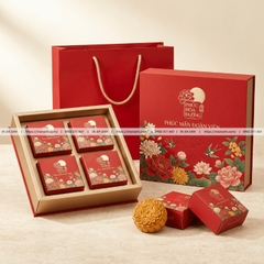 Hộp Bánh Trung Thu Cao Cấp - Ép Kim Sang Trọng, Quà Tặng Đẳng Cấp
