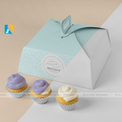 In hộp giấy đựng bánh cupcake đẹp, chất lượng, giá rẻ Hà Nội