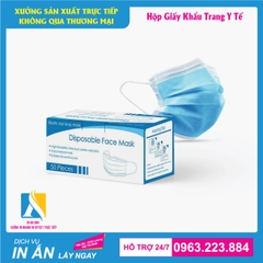 In hộp khẩu trang y tế chất lượng, GIÁ RẺ - Báo giá