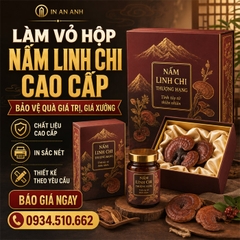 Làm Vỏ Hộp Nấm linh chi Cao Cấp - Bảo Vệ Quà Giá Trị, Giá Xưởng