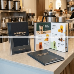 In Menu Bìa Cứng Theo Yêu Cầu - Chắc Chắn, Sang Trọng, Bền Lâu