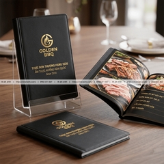 In Menu Bìa Da Cao Cấp - Sang Trọng, Đẳng Cấp Cho Nhà Hàng, Khách Sạn