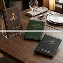 In Menu Bìa Da Cao Cấp - Sang Trọng, Đẳng Cấp Cho Nhà Hàng, Khách Sạn