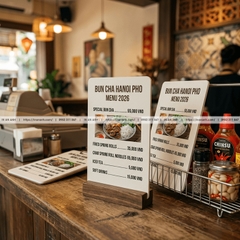 In Menu Bồi Formex - Nhẹ, Cứng, Lấy Nhanh, Giá Rẻ Cho Quán