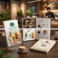 In Menu Quán Cafe - Thiết Kế Thực Đơn Trẻ Trung, Bắt Trend, Hút Khách