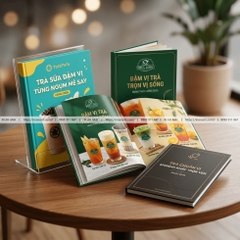 In Menu Trà Sữa - Thiết Kế Trẻ Trung, Bắt Trend, Đủ Topping, Hút Teen