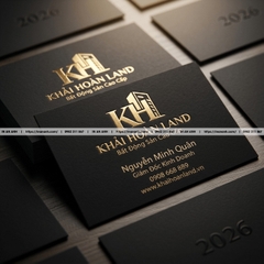 In Card Visit Ép Kim Cao Cấp - Sang Trọng, Bám Mực Sắc Nét