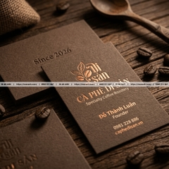 In Card Visit Ép Kim Cao Cấp - Sang Trọng, Bám Mực Sắc Nét