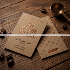 In Card Visit Ép Kim Cao Cấp - Sang Trọng, Bám Mực Sắc Nét