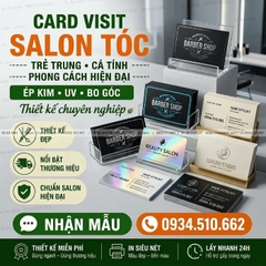 Card Visit Salon Tóc, Làm Đẹp - Phong Cách, Trẻ Trung, Cá Tính