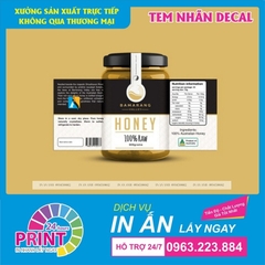 In nhãn dán bao bì GIÁ RẺ - lấy nhanh - chất lượng tốt nhất